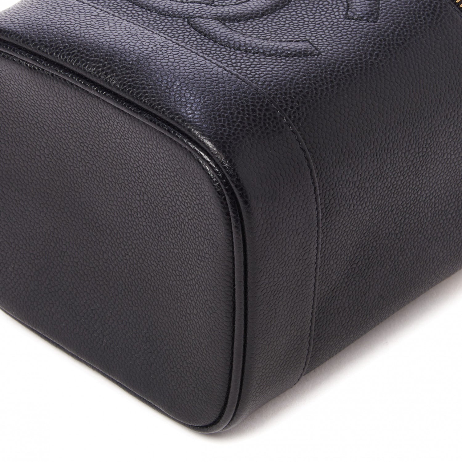Chanel Caviar Vanity Cosmetic Case Black 4 of 8