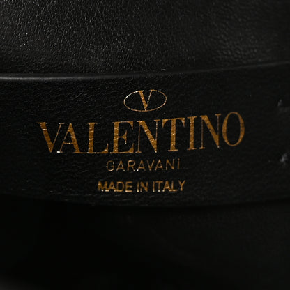 Valentino Garavani Nappa Large Roman Stud Shoulder Bag Black 6 of 9