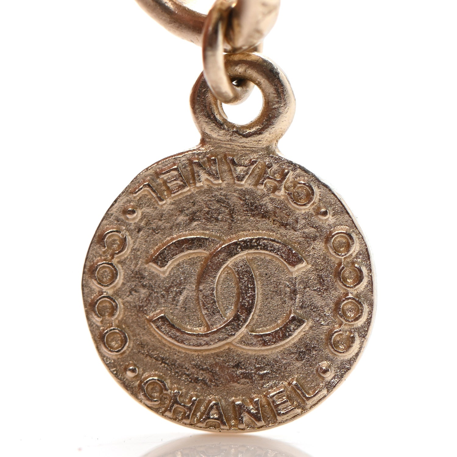 Chanel Pearl CC 100th Anniversary Necklace Light Gold 6 of 7