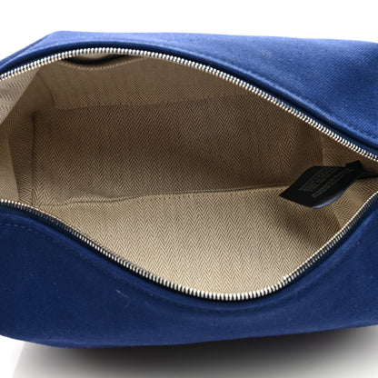 Hermes Canvas Small Bride-A-Brac Pouch Marine 5 of 6
