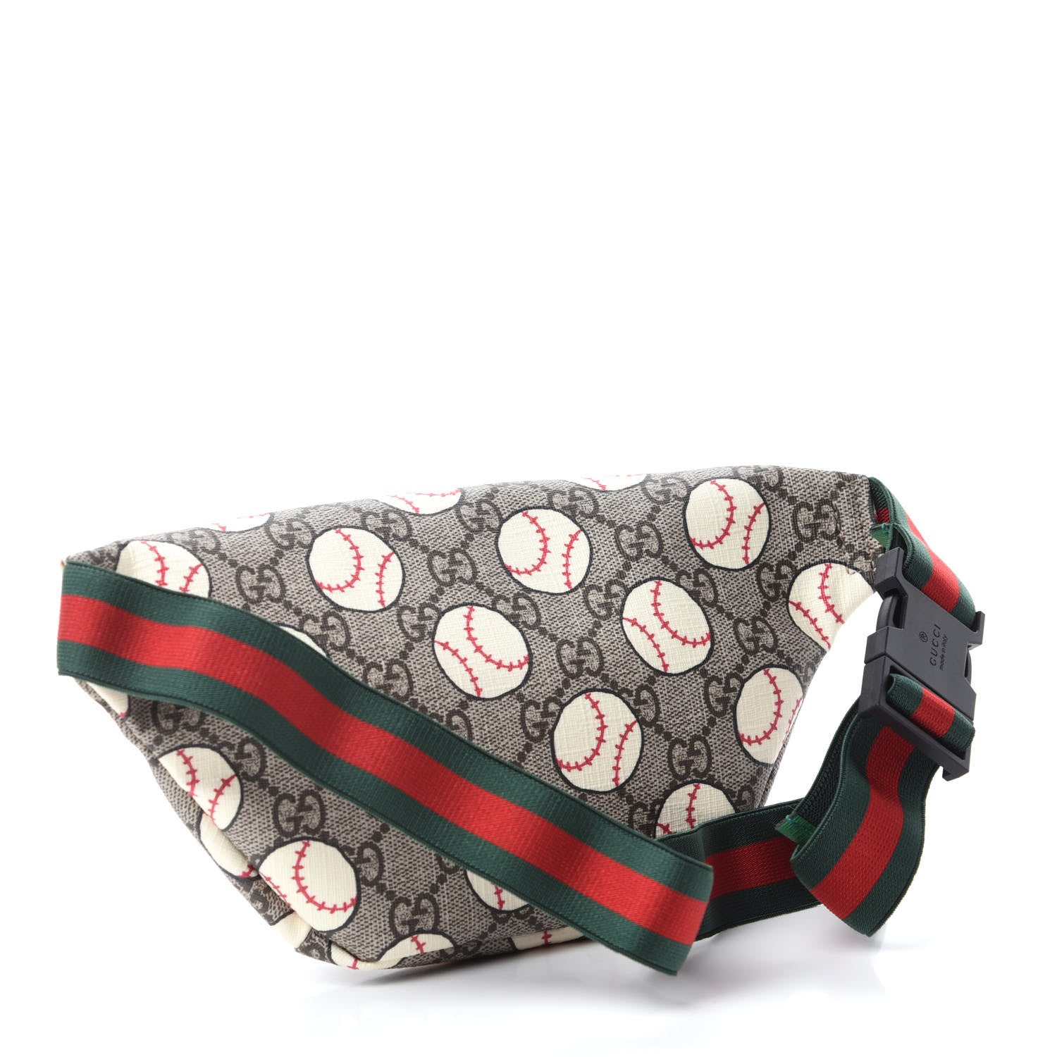 Gucci GG Supreme Monogram Baseballs Web Childrens Belt Bag 3 of 10
