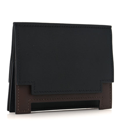 Hermes Swift Multiplis Card Holder Black Chocolate 2 of 7