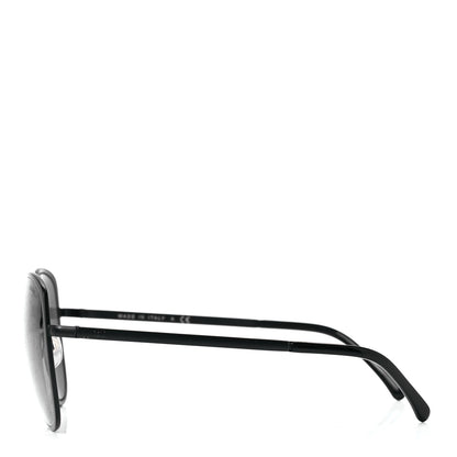 Chanel Pilot Summer Aviator Sunglasses 4223 Black 3 of 8