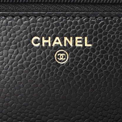 Chanel Caviar Quilted Wallet on Chain WOC Black 6 of 11