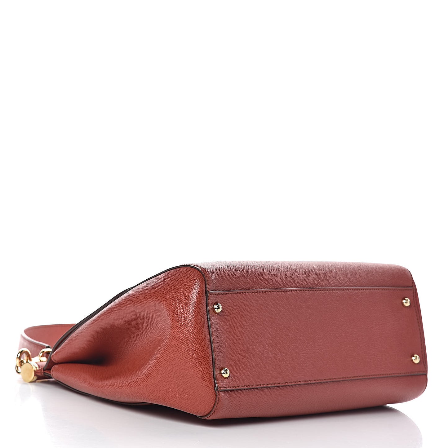 Dauphine Large Miss Sicily Satchel Dark Orange