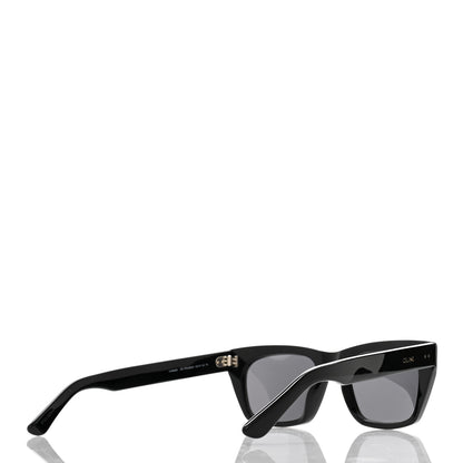 Celine Acetate Polarized Rectangular Sunglasses CL40060I Black 4 of 10