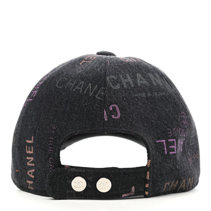 Chanel Cotton Mood Cap Hat Black Multicolor 6 of 10