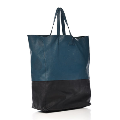 Celine Lambskin Vertical Bi-Cabas Petrol Black 3 of 18