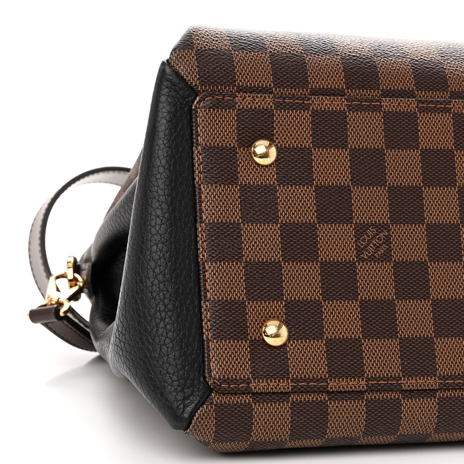 Louis Vuitton Cuir Taurillon Damier Ebene Normandy Black 9 of 9