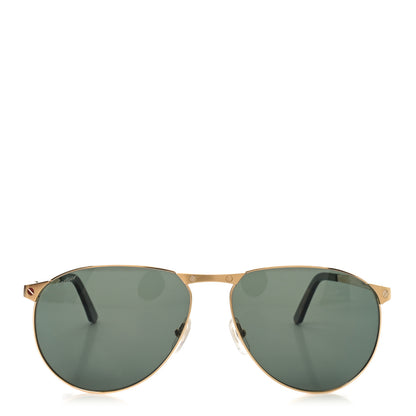 Cartier Santos Aviator Sunglasses CT0323S Gold 2 of 7