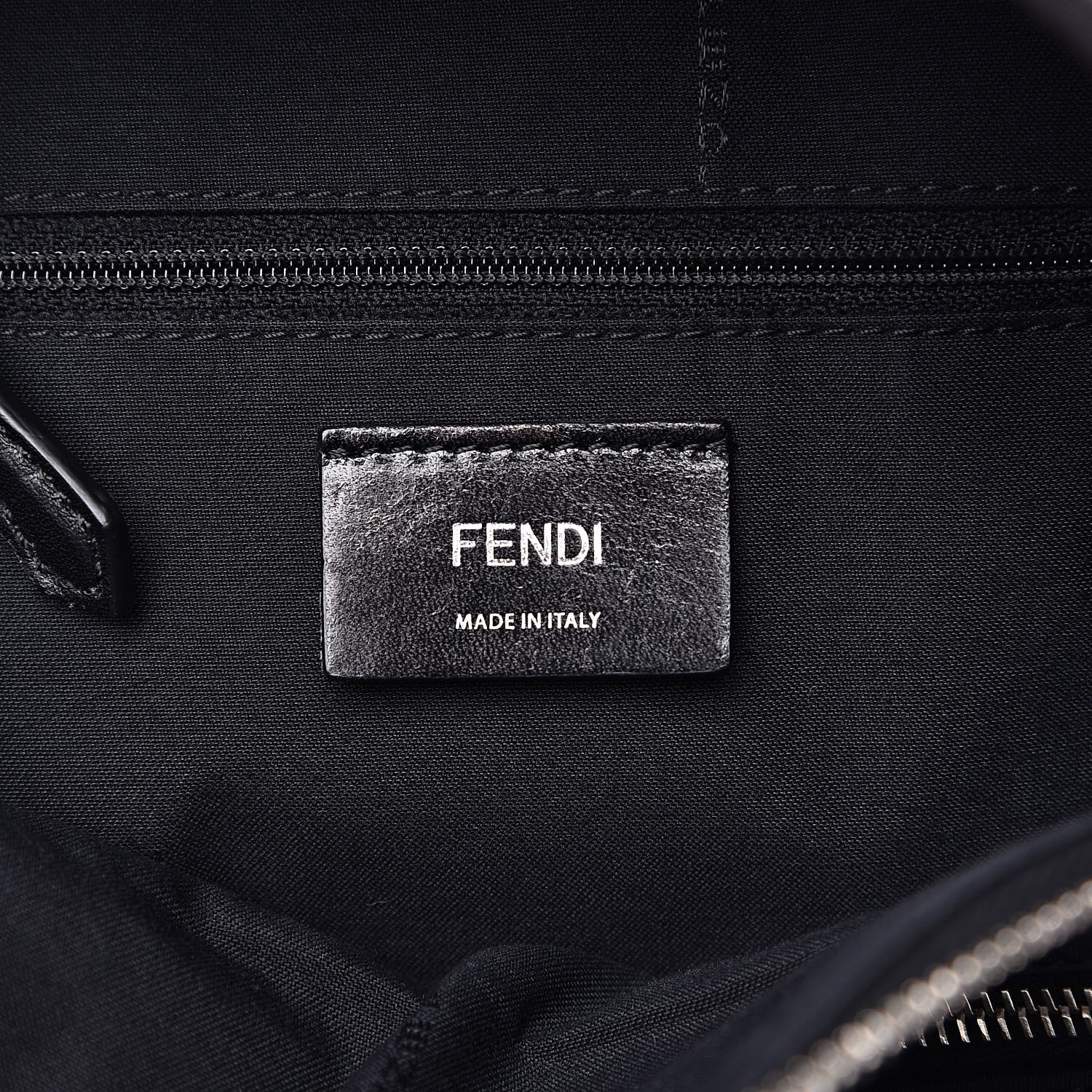 Fendi Nylon Vitello Fox Goat Fur Monster Eyes Mini Backpack Black Multicolor Sky 6 of 11