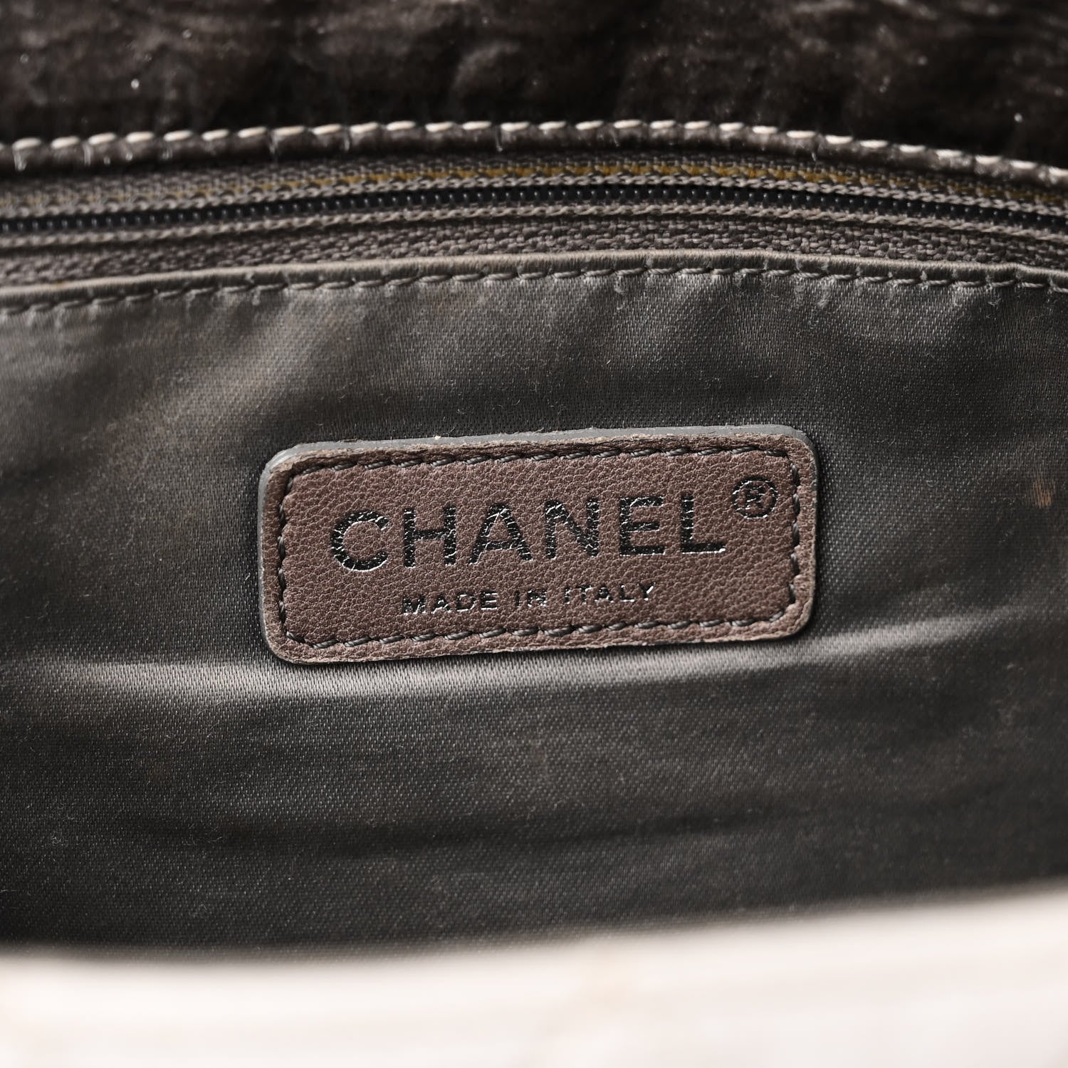 Chanel Vinyl Quilted Jumbo Melrose Degrade Flap Black 6 of 15