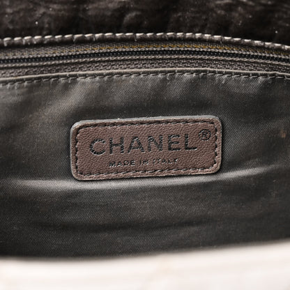 Chanel Vinyl Quilted Jumbo Melrose Degrade Flap Black 6 of 15