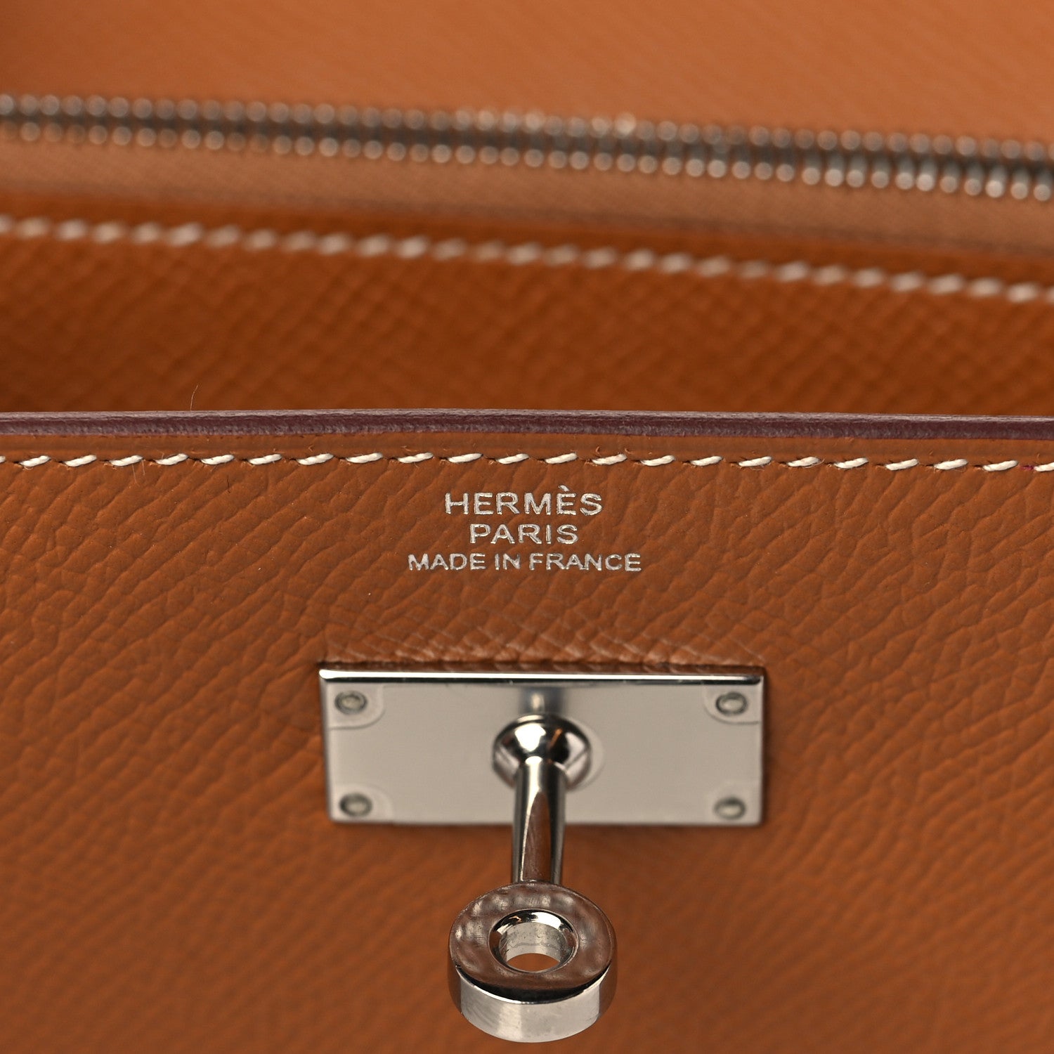Hermes Epsom Kelly Longue Wallet Gold 7 of 8