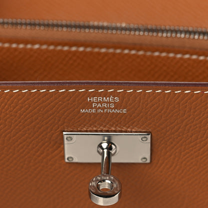 Hermes Epsom Kelly Longue Wallet Gold 7 of 8