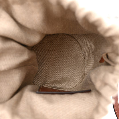 Chloe Raffia Calfskin Small Woody Basket Bag Brown 5 of 11