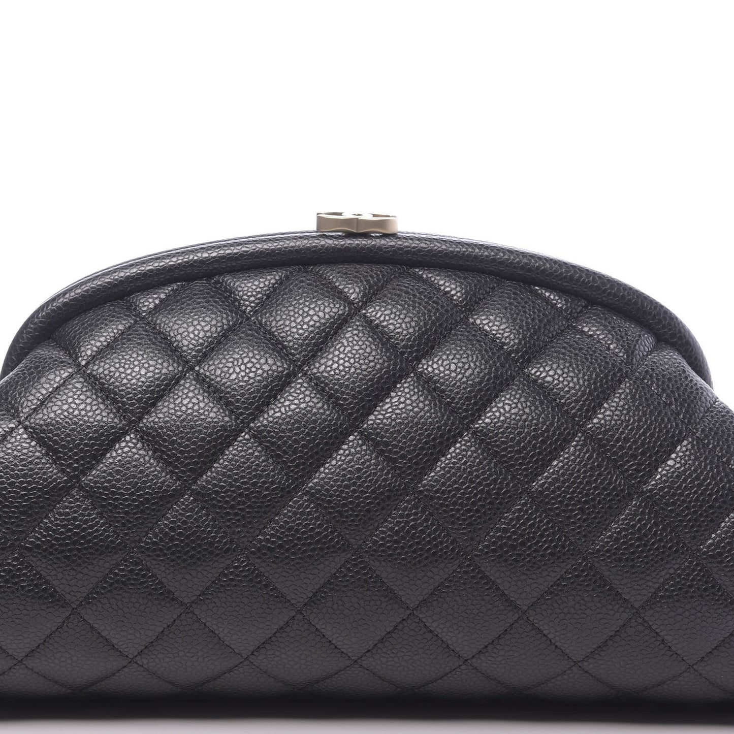 Caviar Quilted Timeless Clutch Black
