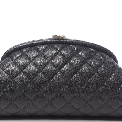 Chanel Caviar Quilted Timeless Clutch Black 10 of 11