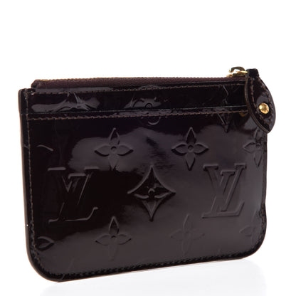 Louis Vuitton Vernis Key Pouch Amarante 3 of 7
