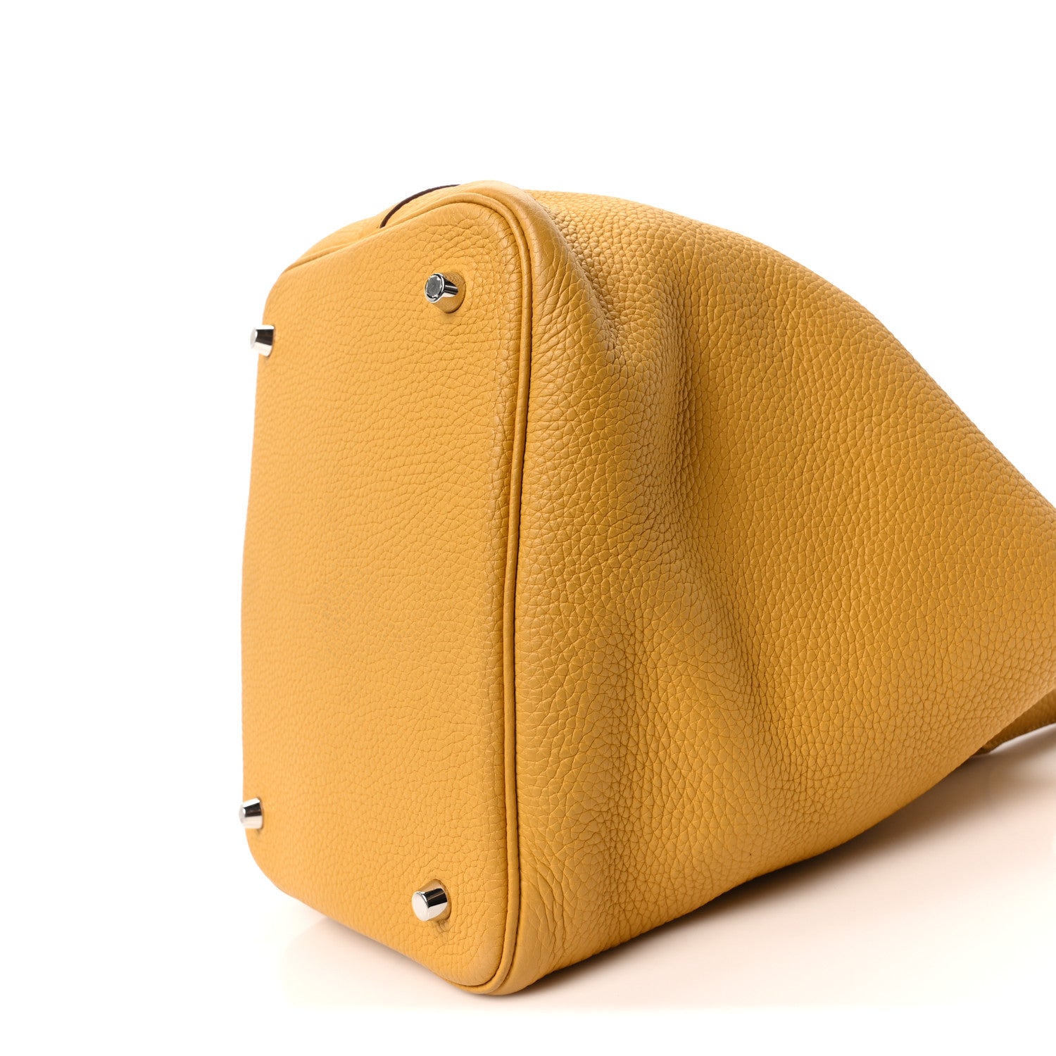 Hermes Taurillon Clemence Picotin Lock 22 MM Jaune Ambre 1787247