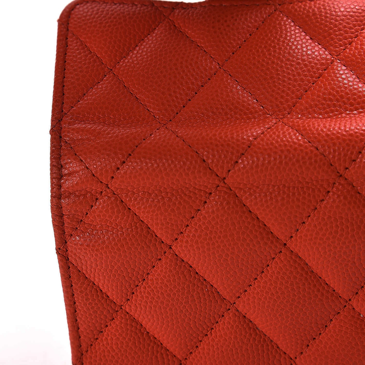 Chanel Caviar Quilted Flap Card Holder Dark Red 11 of 11