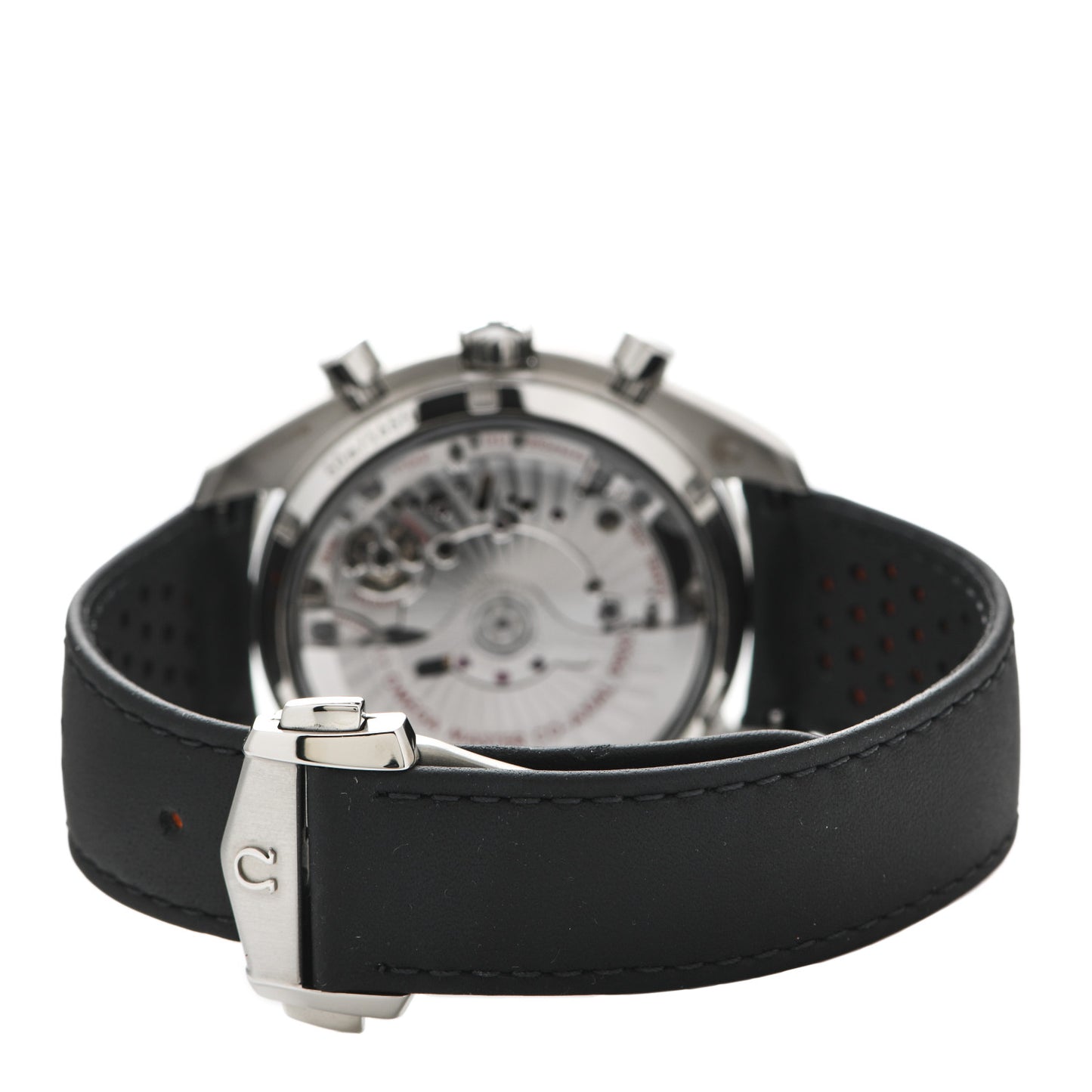 Stainless Steel Calfskin 42mm Speedmaster Racing Co-Axial Master Chronometer Automatic Watch Black 329.32.44.51.01.001