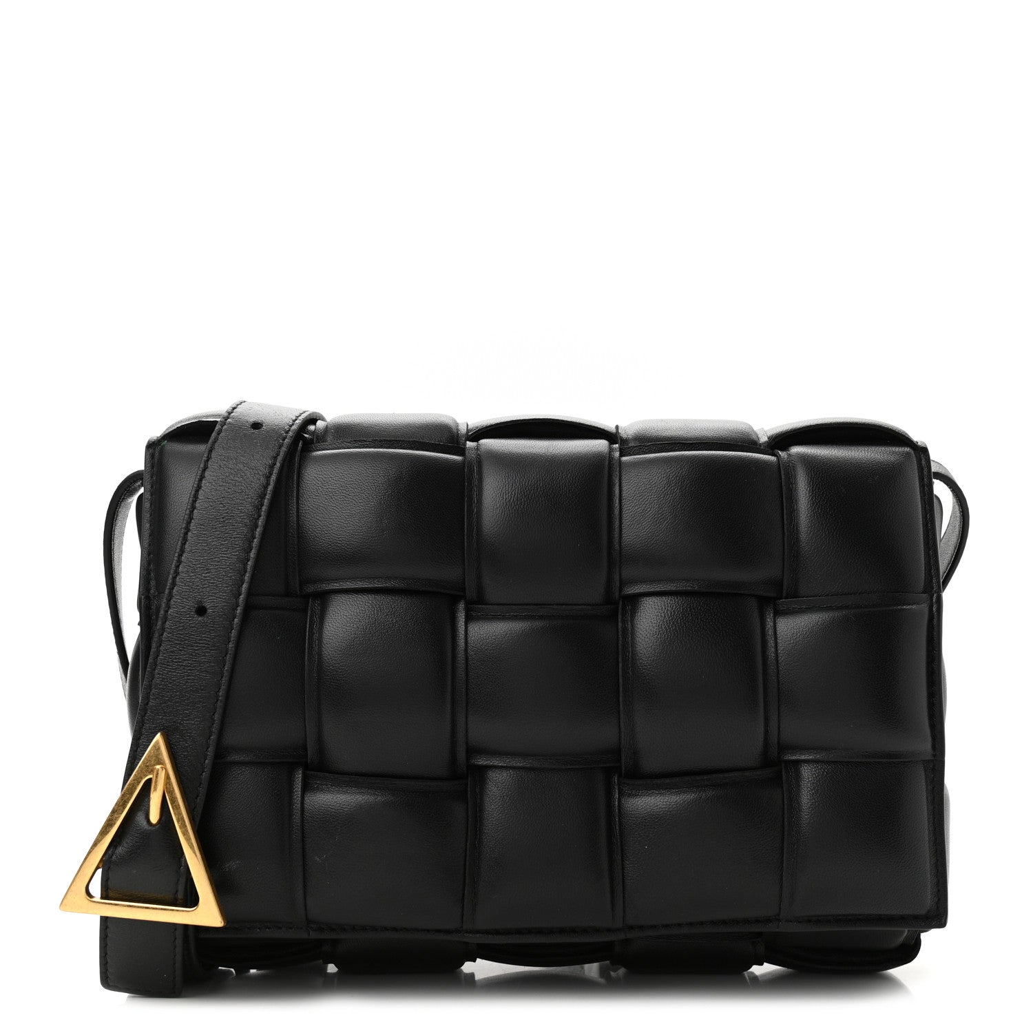 Bottega Veneta Nappa Maxi Intreccio Padded Cassette Crossbody Bag Black 1 of 14