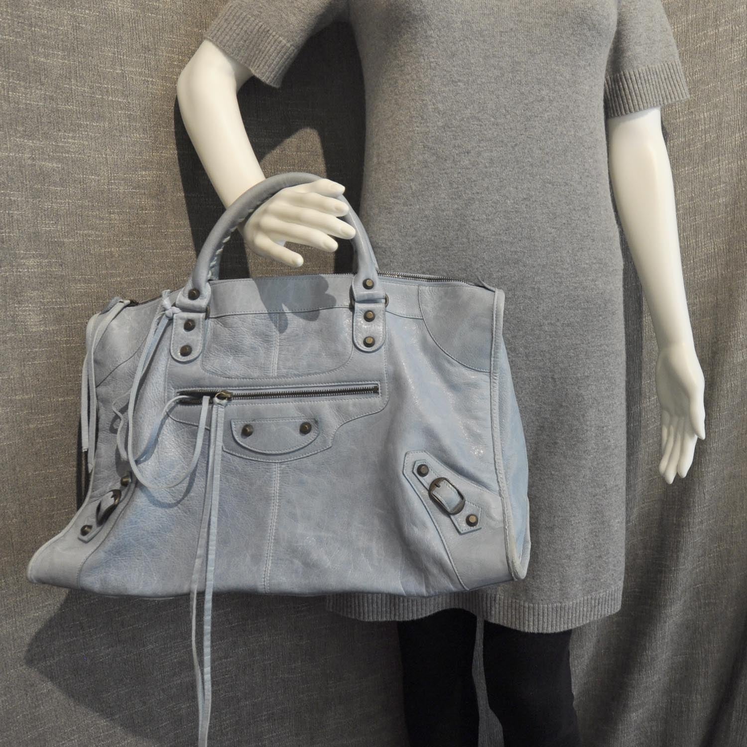 Balenciaga Chevre Work Ice Bleu 11 of 11