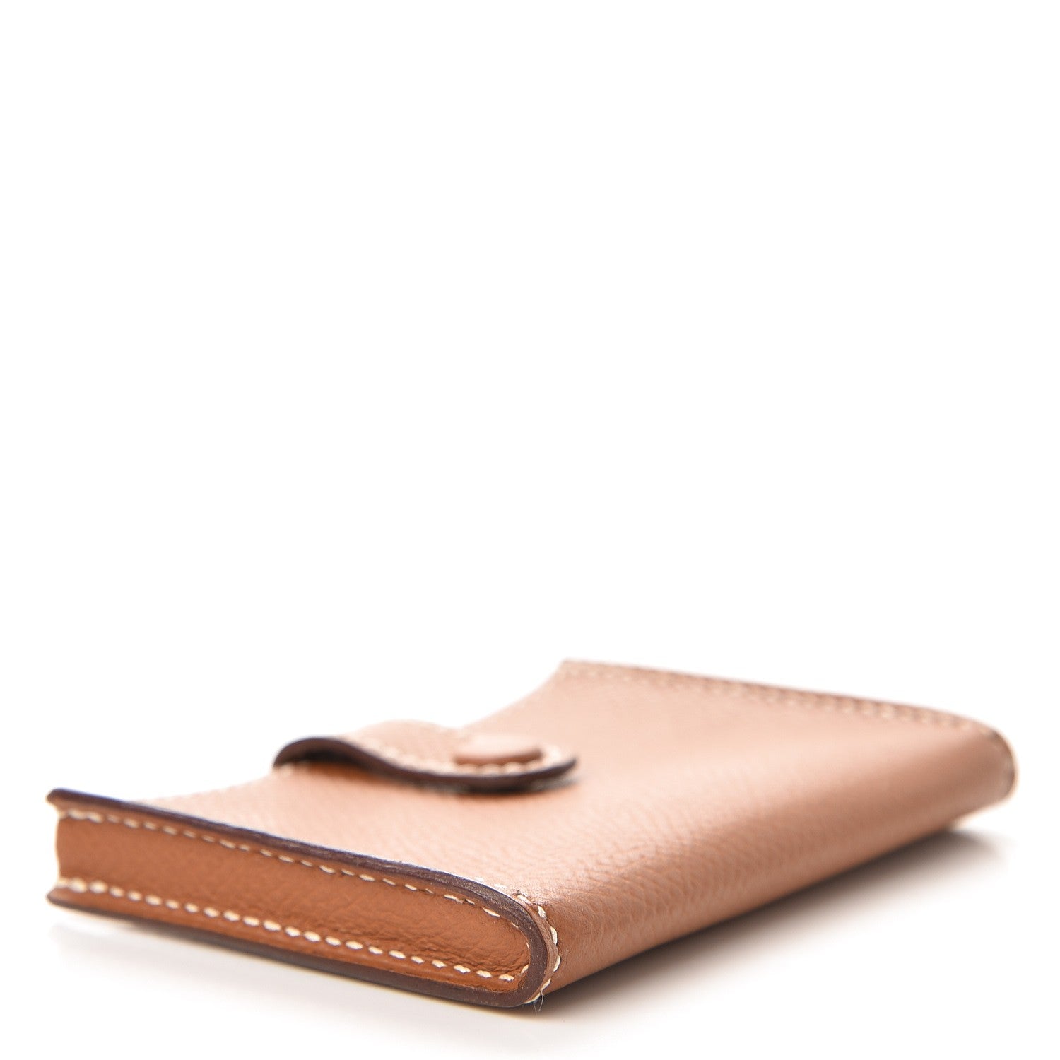 Hermes Courchevel Card Case Gold 4 of 7