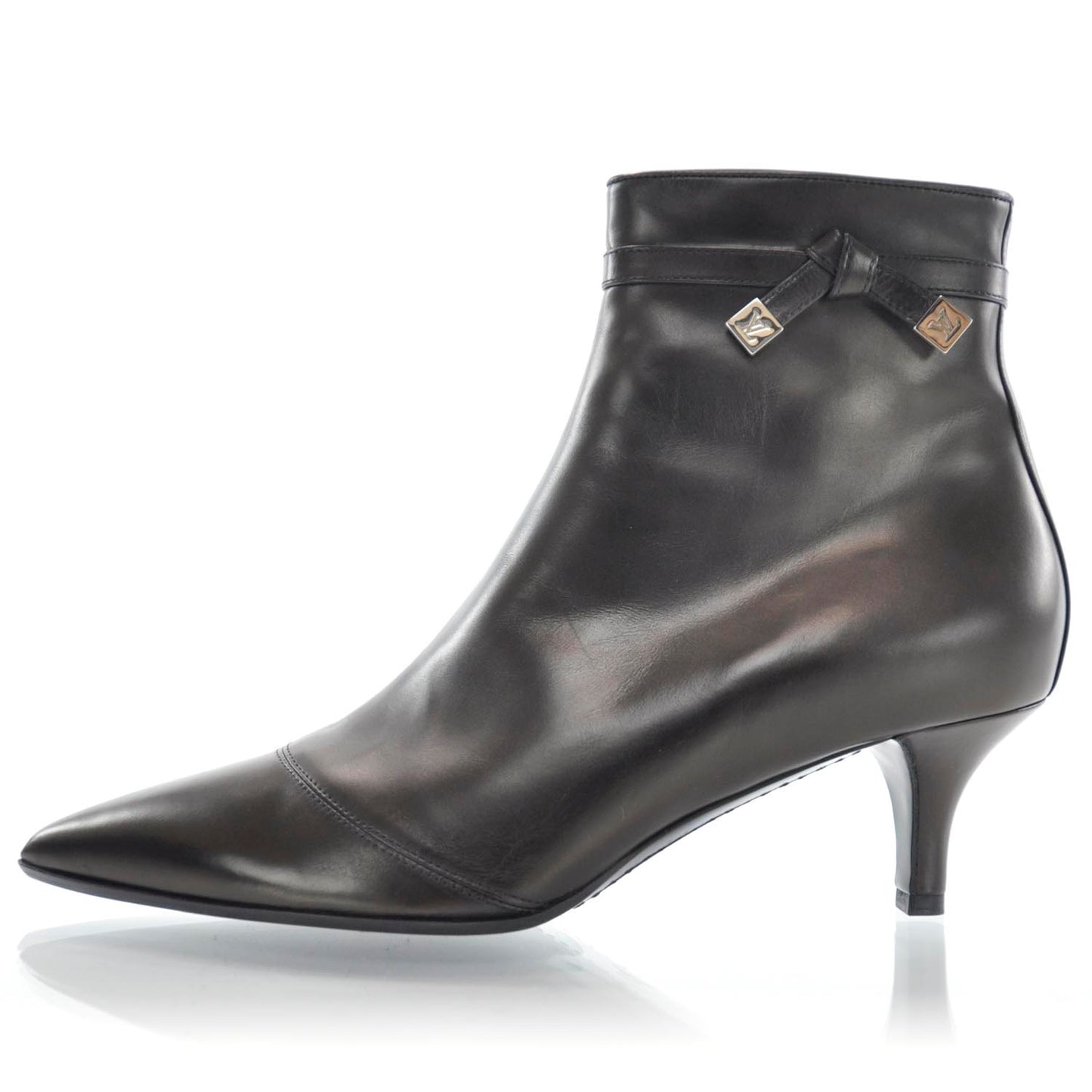 Leather Ankle Boots Black 38.5