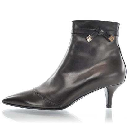 Louis Vuitton Leather Ankle Boots Black 38.5 2 of 8