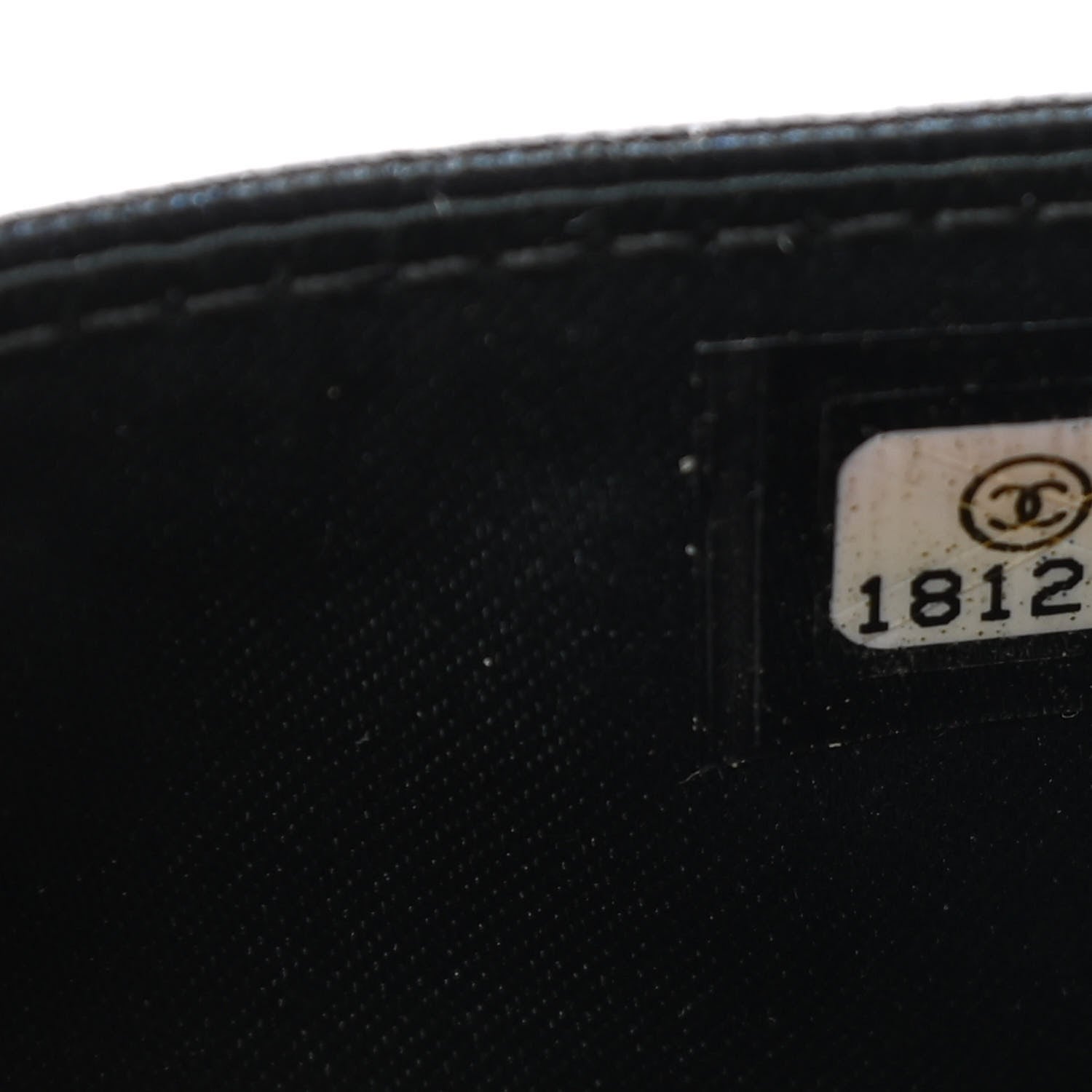 Chanel Lambskin Camellia Embossed Flap Card Holder Navy 8 of 8