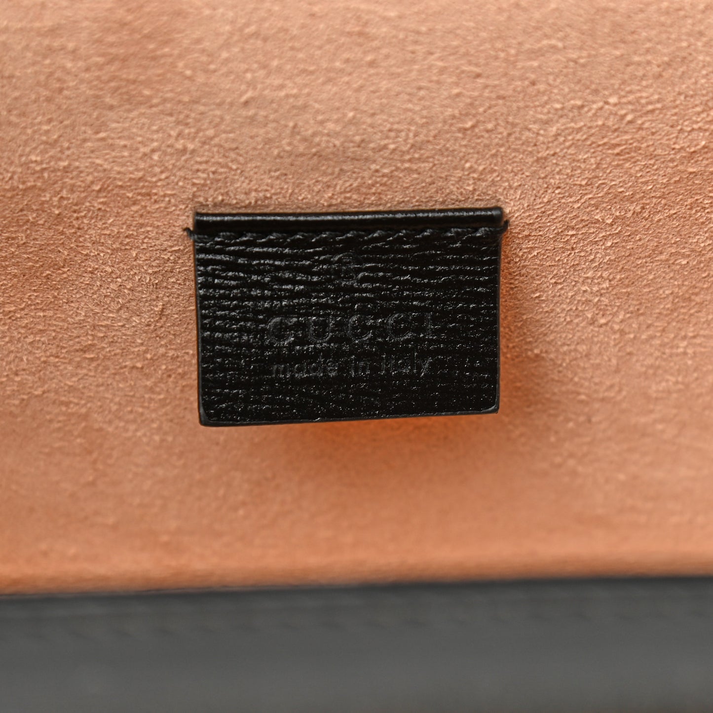 Calfskin Small Padlock Bamboo Shoulder Bag Black