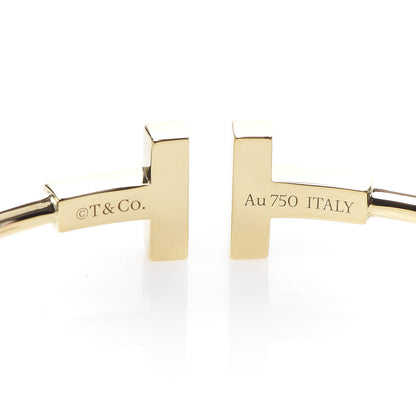 Tiffany 18K Yellow Gold Turquoise T Wire Bracelet 4 of 4