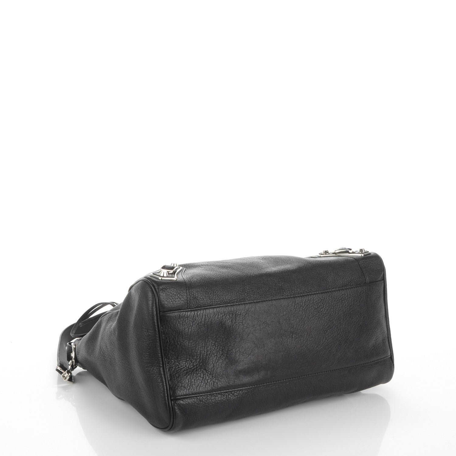 Balenciaga Chevre Metallic Edge Silver Velo Black 4 of 7