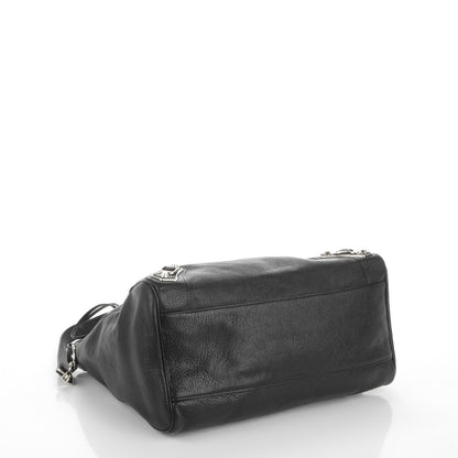 Balenciaga Chevre Metallic Edge Silver Velo Black 4 of 7