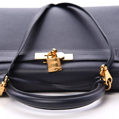 Hermes Epsom Kelly Sellier 28 Bleu Indigo 10 of 42