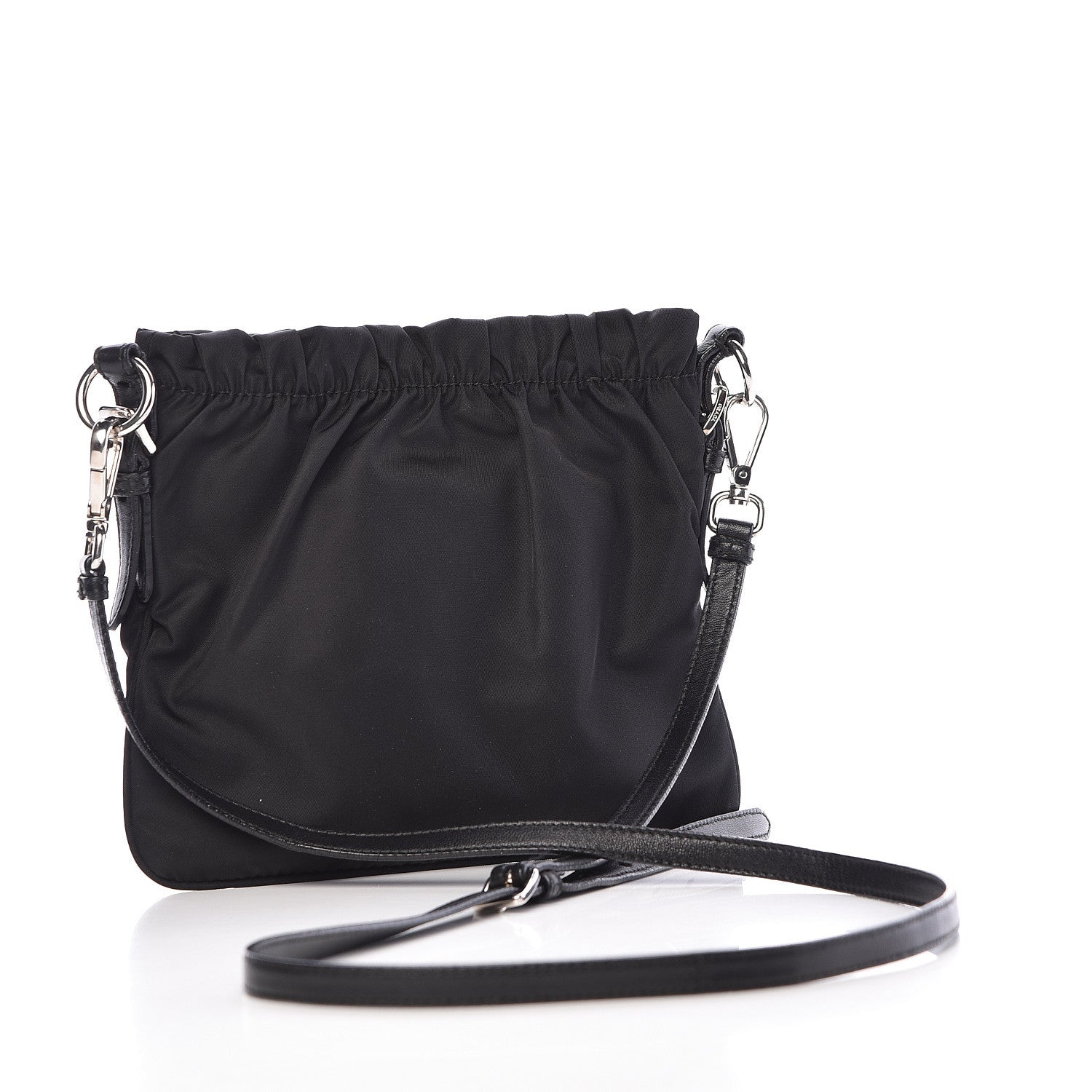 Prada Tessuto Nylon Crossbody Bag Black 3 of 12