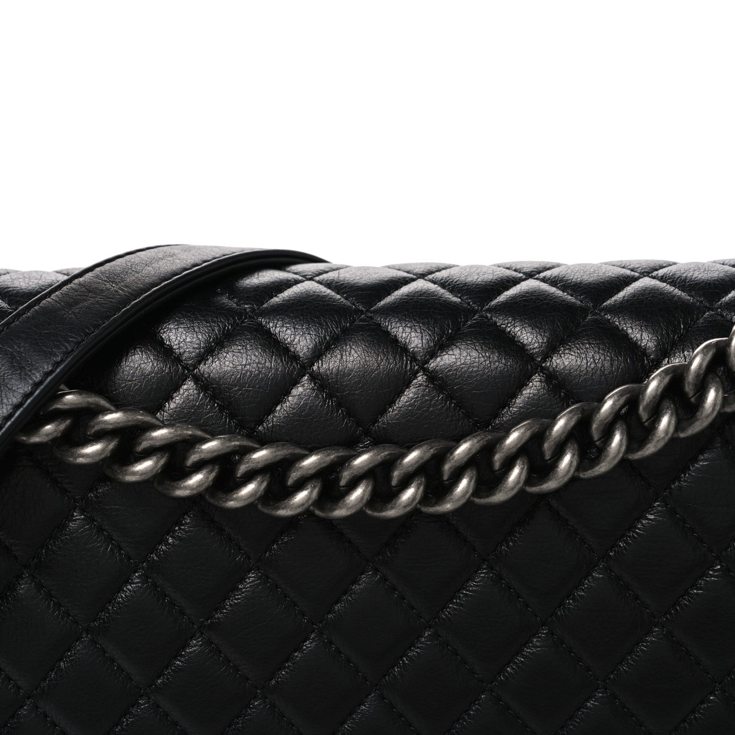 Chanel Calfskin Quilted Large Boy Flap Black 8 of 10