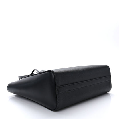 Prada Saffiano Soft Calfskin Small Zippered Tote Black 4 of 11
