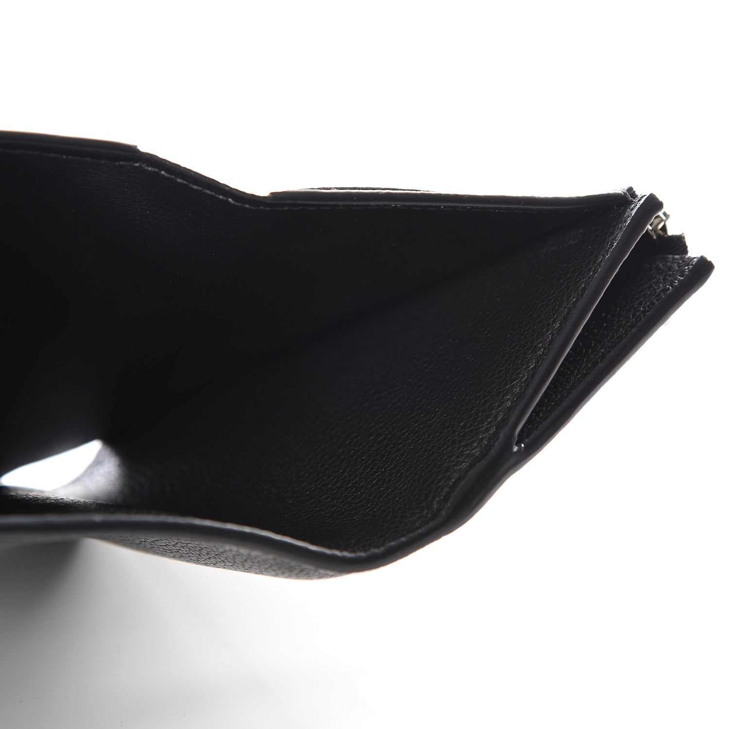 Louis Vuitton Soft Calfskin My Lockme Compact Wallet Black 6 of 10
