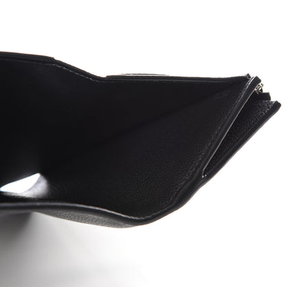 Louis Vuitton Soft Calfskin My Lockme Compact Wallet Black 6 of 10