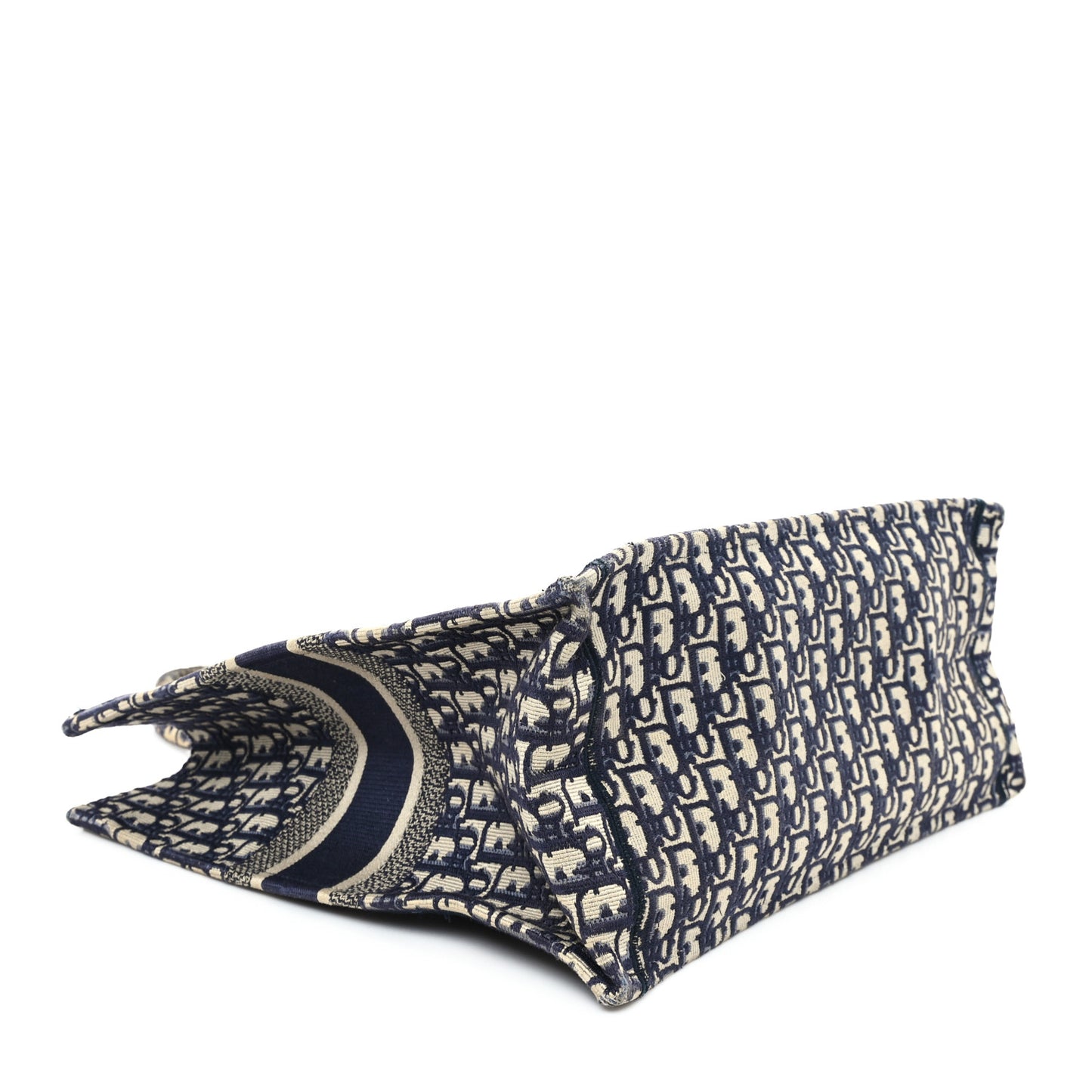 Oblique Large Book Tote Blue Multicolor