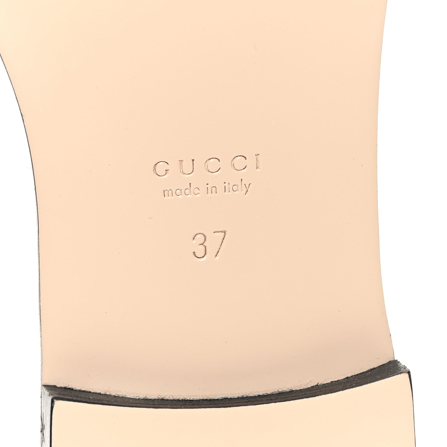 Gucci Cosmos Softy Calfskin Interlocking G Cut Out Slide Sandals 37 Deep Orange 7 of 8