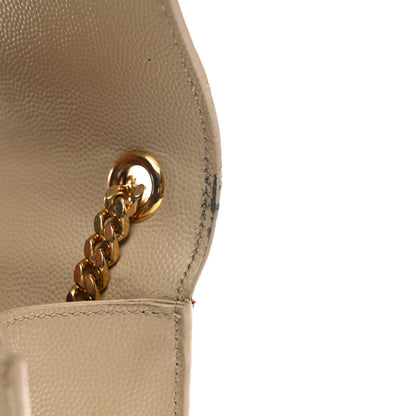 Saint Laurent Grain De Poudre Small Monogram Kate Satchel Nude Powder 11 of 14
