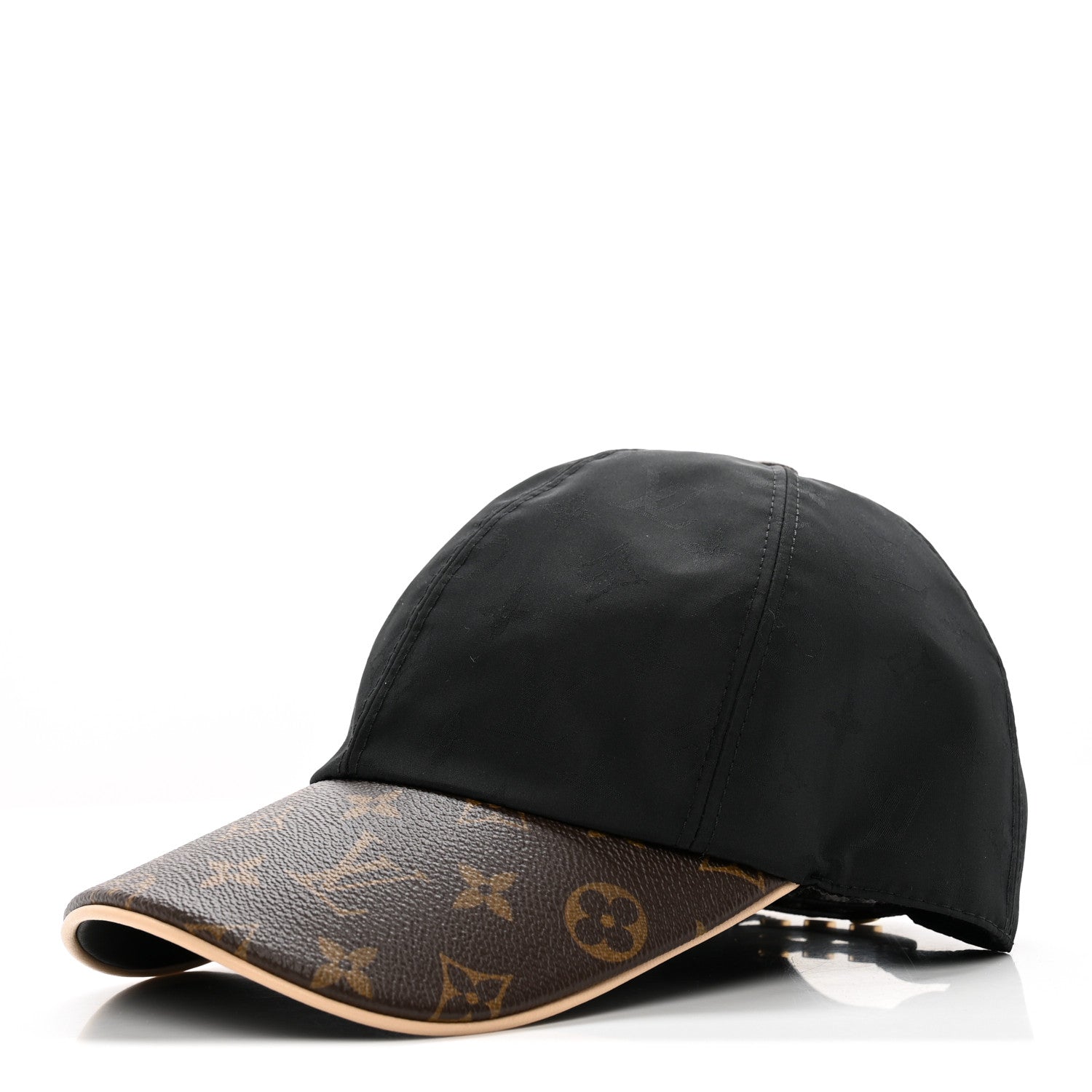 Louis Vuitton Polyester Silk Monogram LV Get Ready Cap M Black 1 of 10