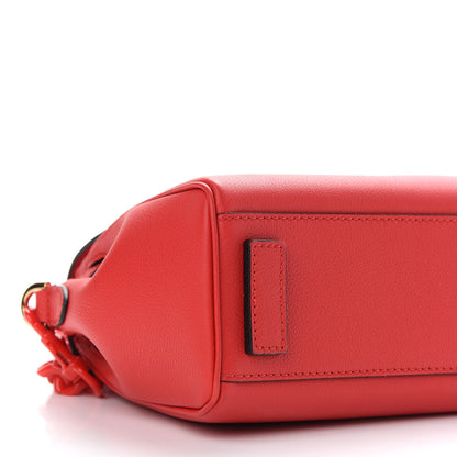 Versace Calfskin Medusa Small Top Handle Handbag Red 7 of 8