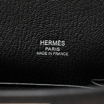 Hermes Taurillon Clemence Jypsiere 28 Black 6 of 10
