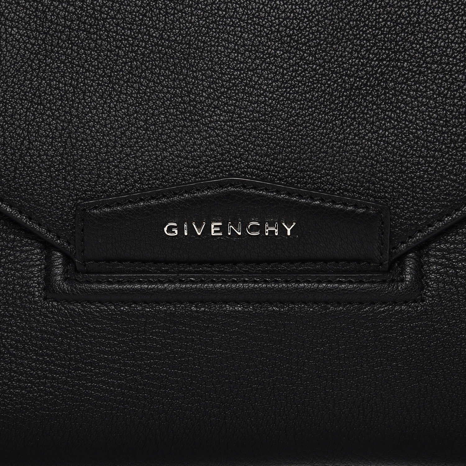 Givenchy Sugar Goatskin Medium Antigona Envelope Clutch Black 6 of 8