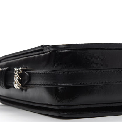 Burberry Coated Canvas Horseferry Print Grace Bag Black 9 of 10